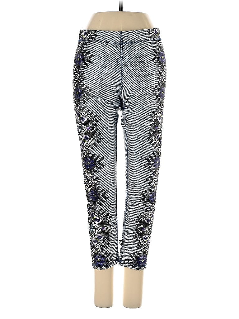 Terez Graphic Blue Active Pants Size M - photo 1