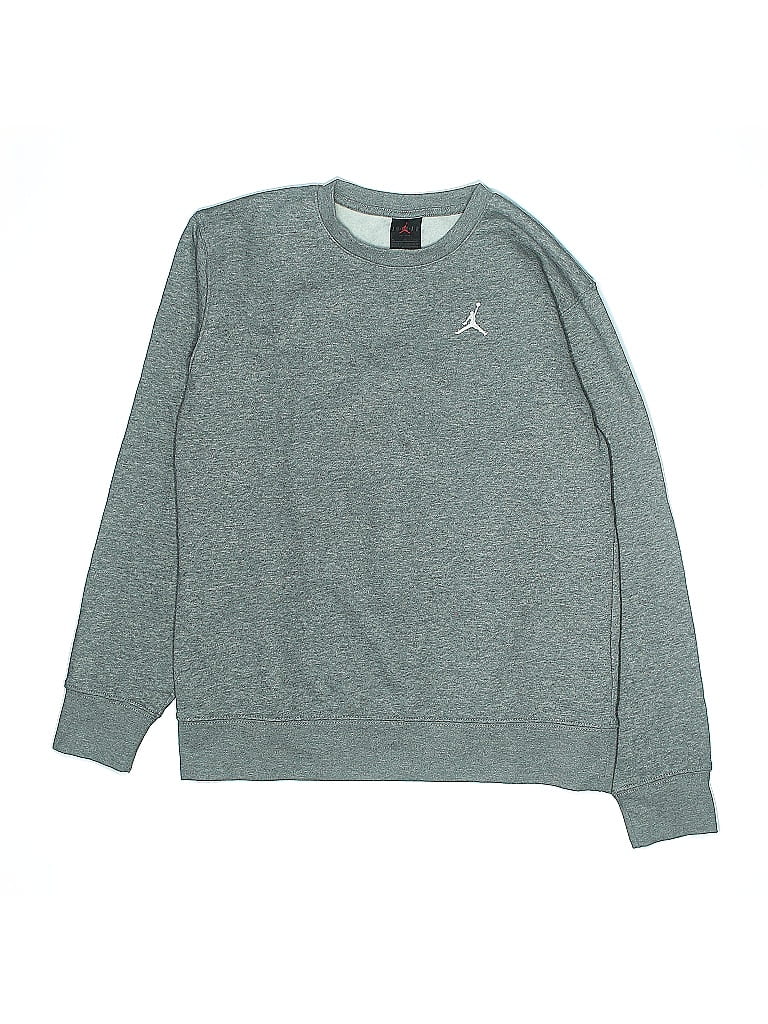 Air Jordan Solid Gray Sweatshirt Size XL (big kids) - photo 1