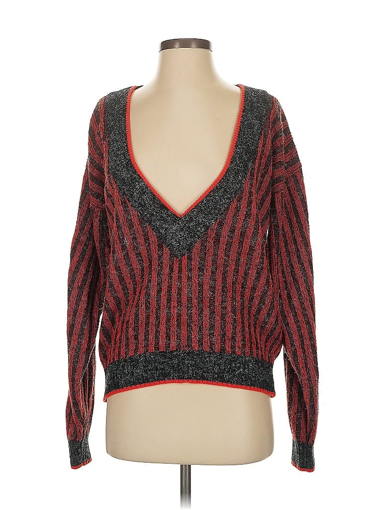 Pre-owned Made In Earth Pullover Sweater In Red