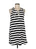 Almost Famous Stripes Blue Casual Dress Size M - photo 1