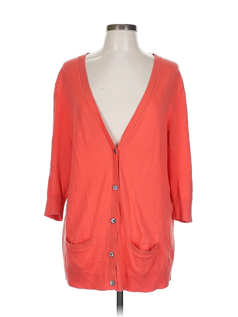 Pre-owned Gap Cardigan Sweater In Orange
