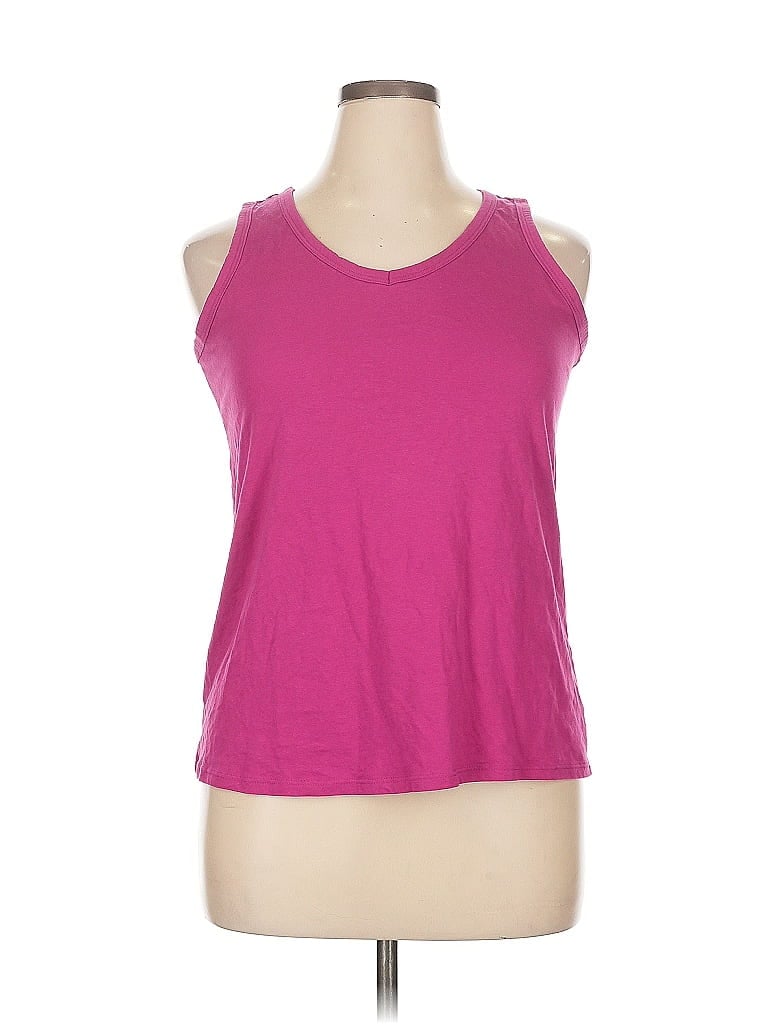 Pre-owned Just Tank Top Pink Halter Neckline Tops