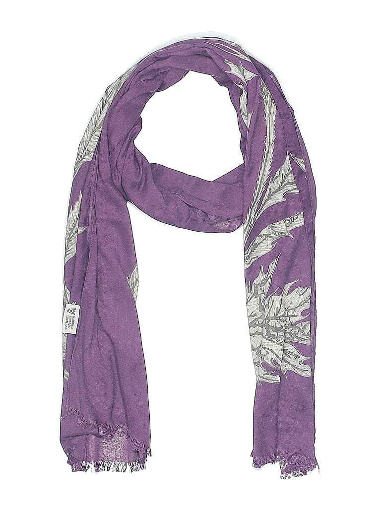Pre-owned Assorted Brands Scarf In Purple