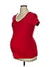 Liz Lange Maternity for Target Red Short Sleeve T-Shirt Size XL - photo 1