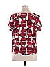 Ideology Red Short Sleeve Blouse Size 1X - photo 2