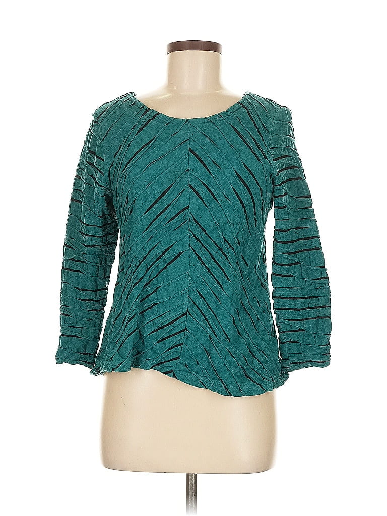 Habitat Teal 3/4 Sleeve Top Size M - photo 1