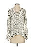 Assorted Brands 100% Polyester Ivory White Long Sleeve Blouse Size S - photo 1