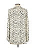 Assorted Brands 100% Polyester Ivory White Long Sleeve Blouse Size S - photo 2