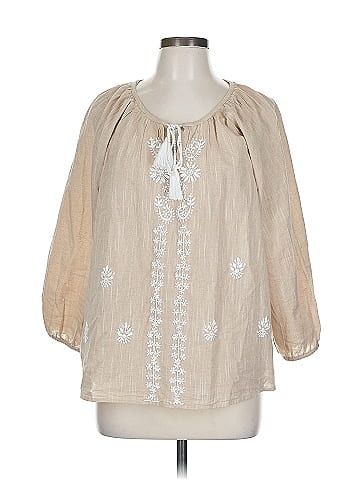 World Market 3/4 Sleeve Blouse (view 1)