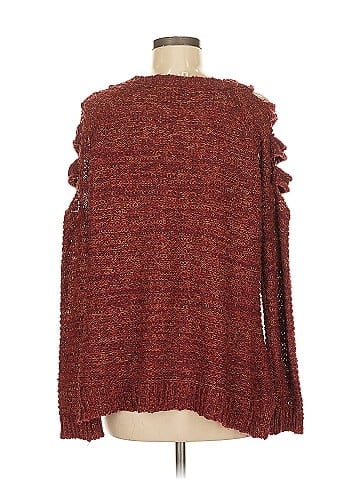 Hem & Thread Pullover Sweater (view 2)