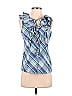 Fossil Blue Sleeveless Blouse Size XS - photo 1
