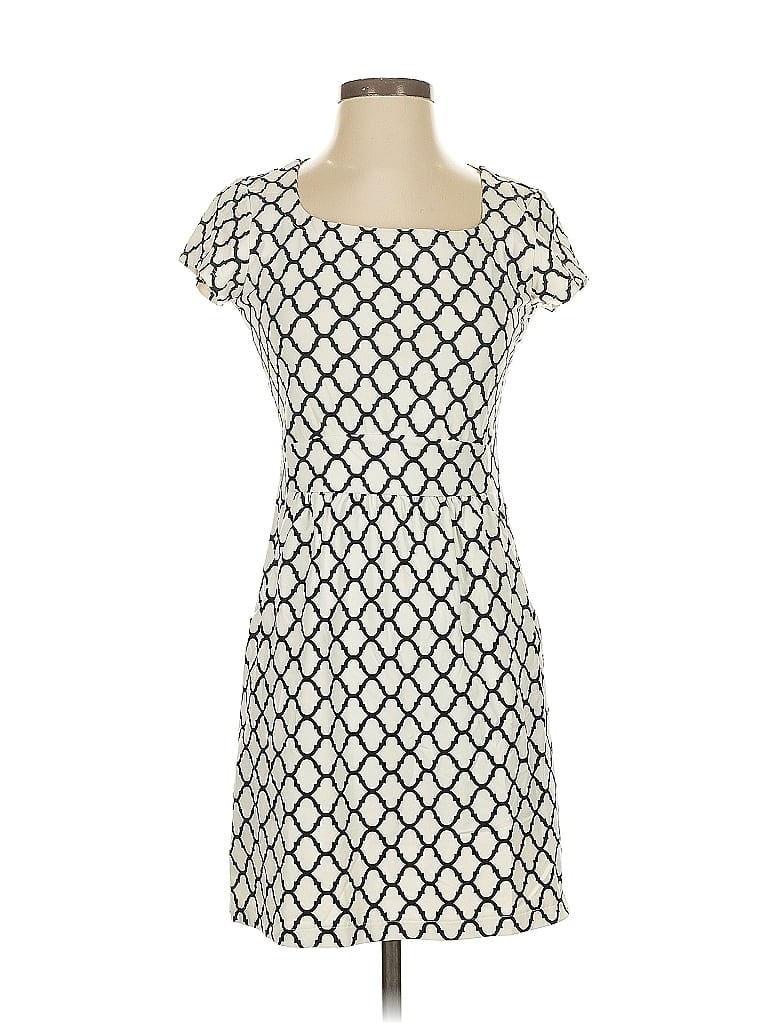 Pre-owned J. Mclaughlin Casual Dress In White