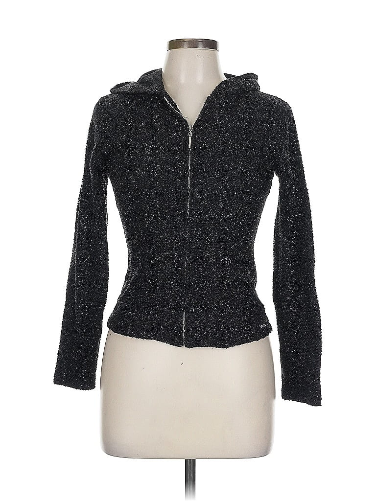 Guess Jeans Black Zip Up Hoodie Size L - photo 1