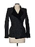Armani Collezioni Houndstooth Gray Wool Blazer Size 8 - photo 1