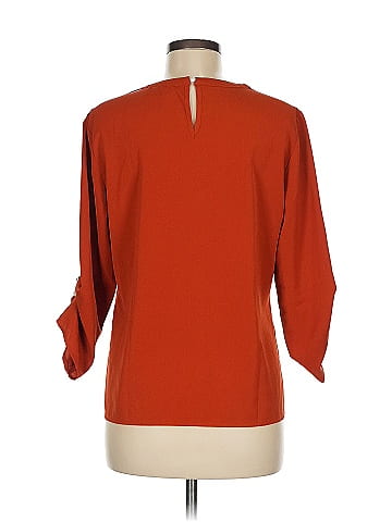 Allegra K 3/4 Sleeve Blouse (view 2)