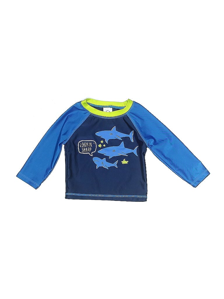 Gerber Blue Rash Guard Size 6-9 mo - photo 1