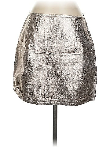 For Love & Lemons Faux Leather Skirt (view 1)