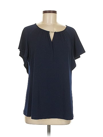 Susan Graver Short Sleeve Blouse (view 1)