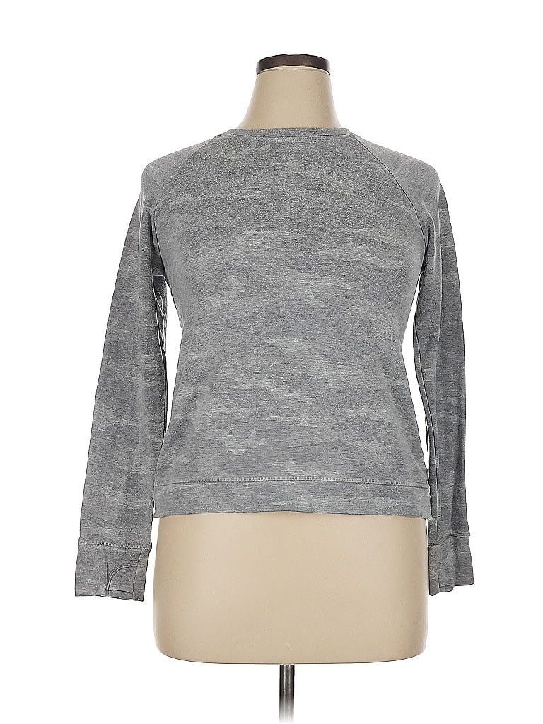 Click to view more detailed imagery on our partner's website Pre-owned Athleta Pullover Sweater In Gray