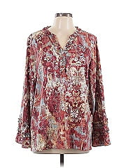 Belle By Kim Gravel Long Sleeve Blouse