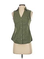 Express Design Studio Sleeveless Button Down Shirt