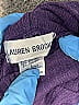 Lauren Brooke Purple Turtleneck Sweater Size L - photo 7