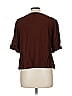 Ariat 100% Rayon Burgundy Short Sleeve Blouse Size M - photo 2