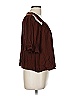 Ariat 100% Rayon Burgundy Short Sleeve Blouse Size M - photo 4