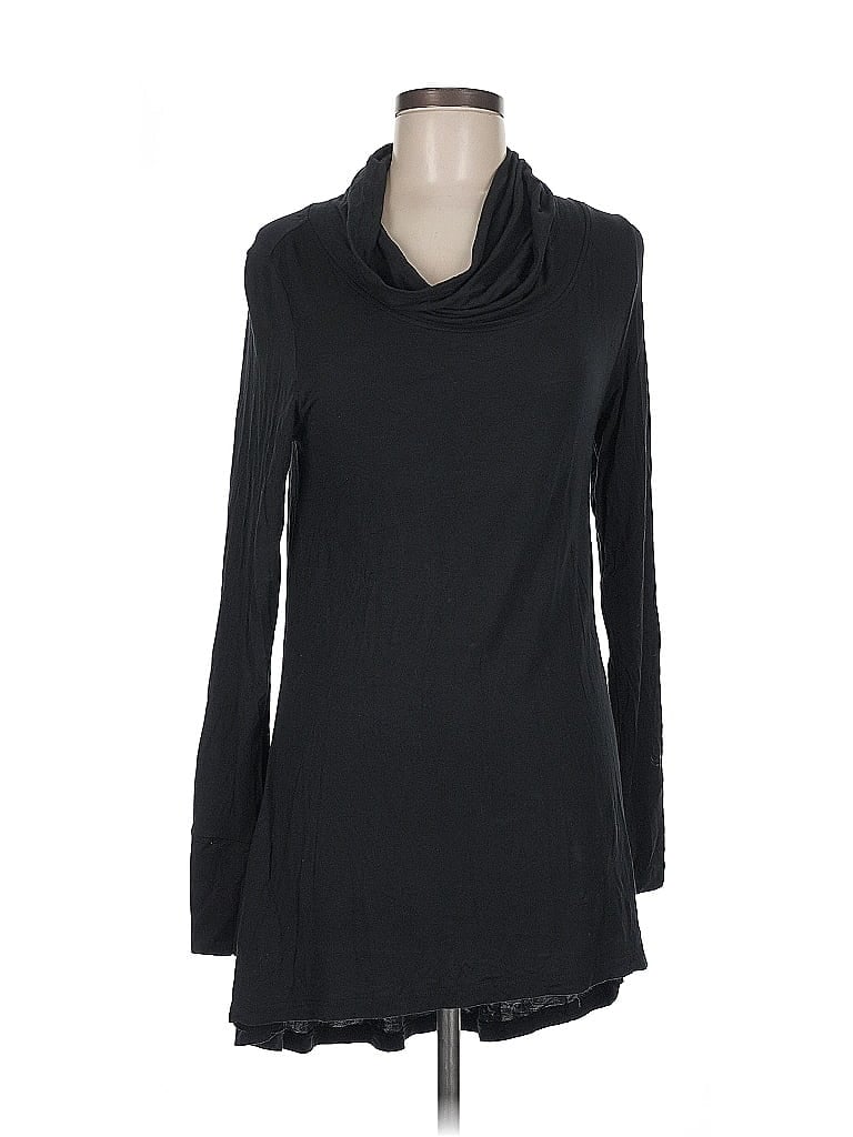 Cuddl Duds Black Long Sleeve Top Size M - photo 1