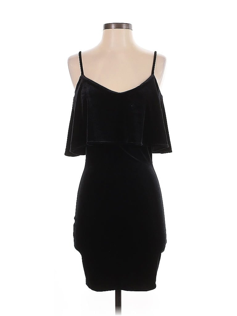 Jack by BB Dakota Solid Black Cocktail Dress Size S - photo 1