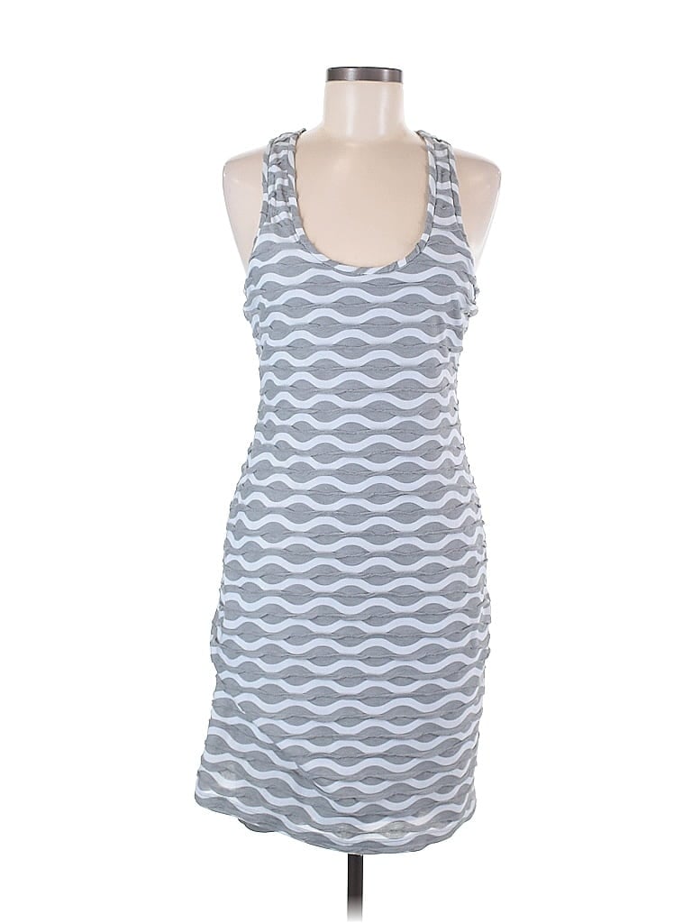 Pre-owned Max Studio Casual Dress In Gray