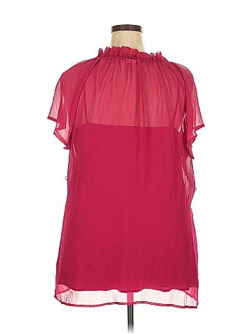Duo Maternity Short Sleeve Blouse (view 2)