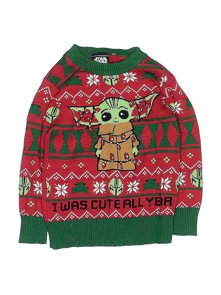 Star Wars Green Pullover Sweater 12-18 MO / 18 MO - photo 1