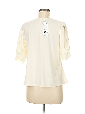 NY Collection Short Sleeve Blouse (view 2)