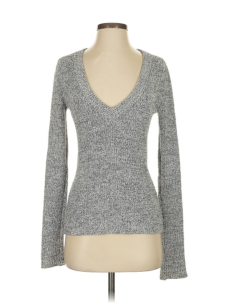 Pre-owned Theory Pullover Sweater In Gray