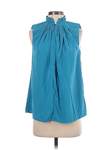 Tibi Sleeveless Silk Top (view 1)