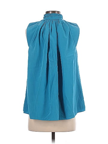Tibi Sleeveless Silk Top (view 2)