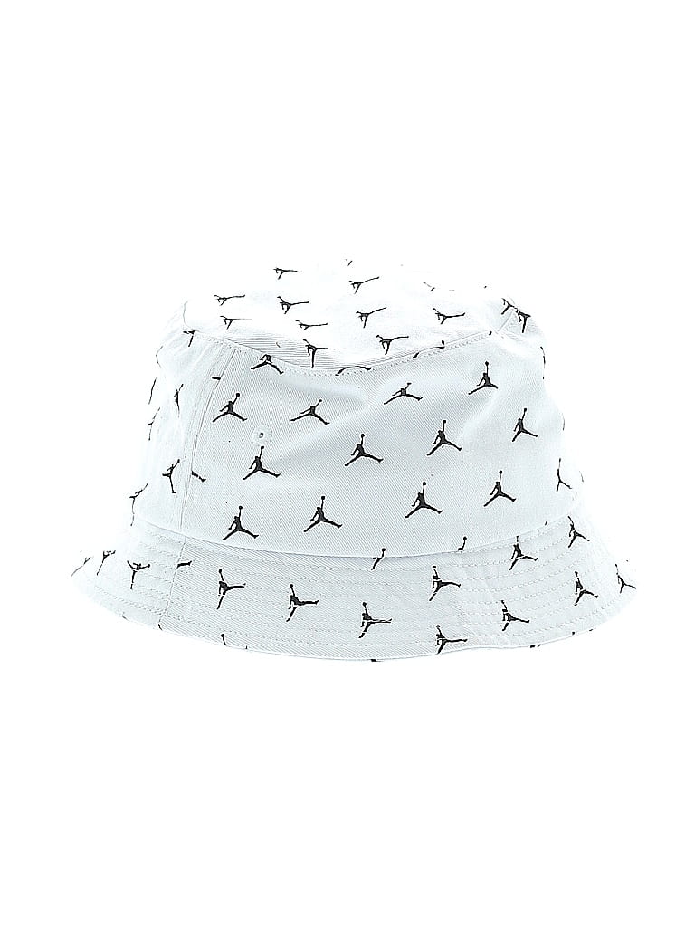 Air Jordan White Bucket Hat One size (big kids) - photo 1