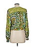 Tiny 100% Rayon Green Long Sleeve Blouse Size M - photo 2