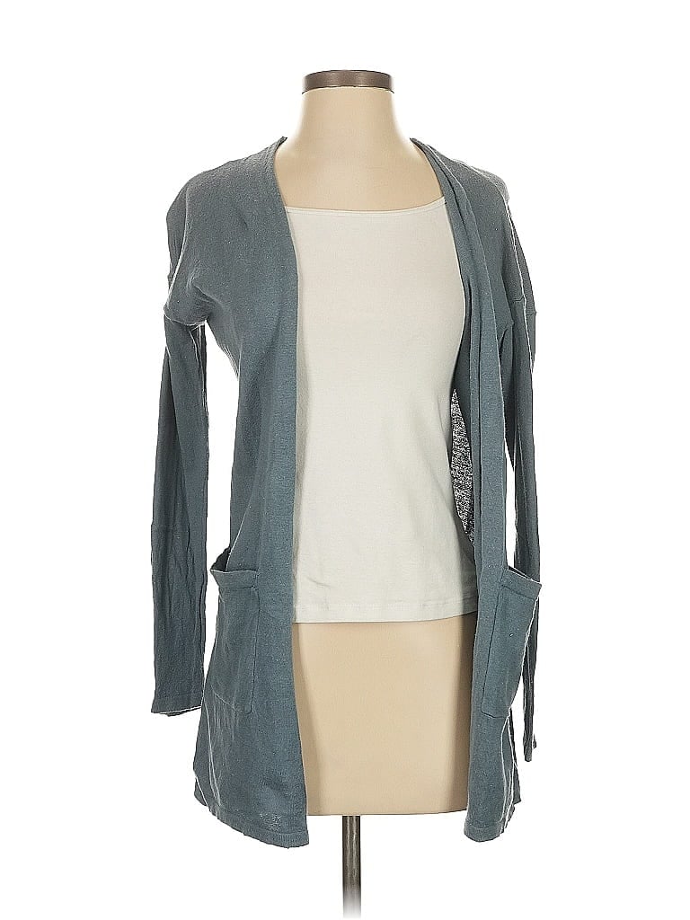 Pre-owned Ann Taylor Loft Outlet Cardigan Sweater In Blue