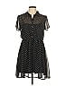 Band of Gypsies 100% Polyester Polka Dots Black Casual Dress Size L - photo 1