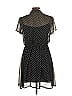 Band of Gypsies 100% Polyester Polka Dots Black Casual Dress Size L - photo 2