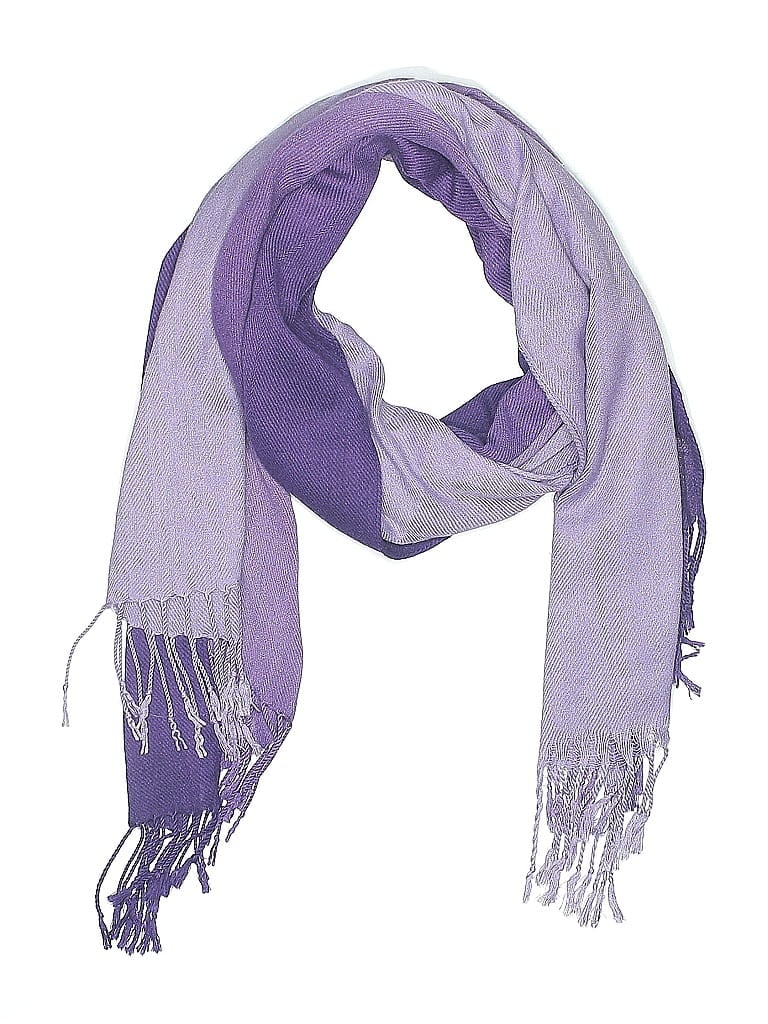 Pre-owned Assorted Brands Scarf In Purple