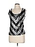 Bisou Bisou 100% Cotton Black Sleeveless Top Size L - photo 2