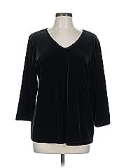 Susan Graver 3/4 Sleeve Top