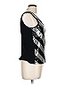 Bisou Bisou 100% Cotton Black Sleeveless Top Size L - photo 5