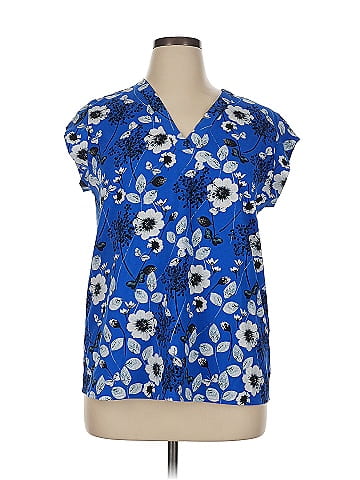 Hilary Radley Short Sleeve Blouse (view 1)