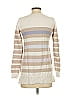 Ann Taylor LOFT Stripes Tan Pullover Sweater Size XS - photo 2