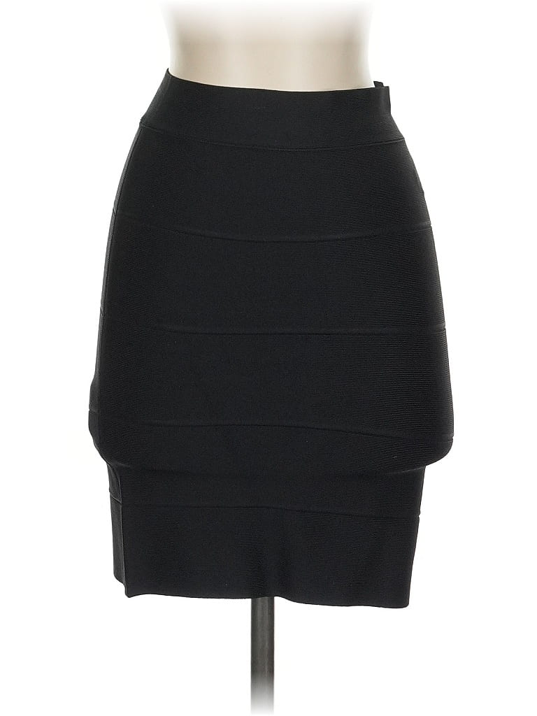 Pre-owned Bcbgmaxazria Formal Skirt In Black