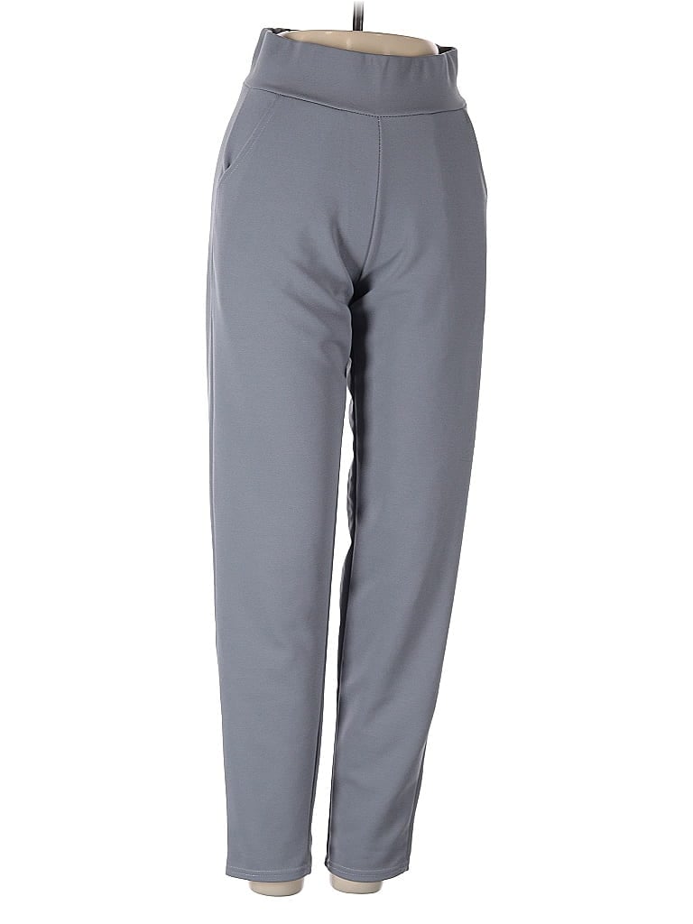 Terez 100% Spandex Solid Gray Active Pants Size S - photo 1